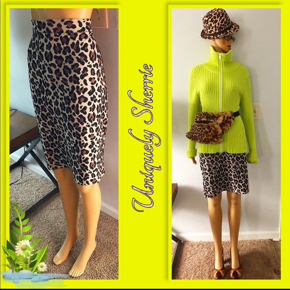Maeve Dresses & Skirts - Maeve Pencil Skirt/Animal Print
